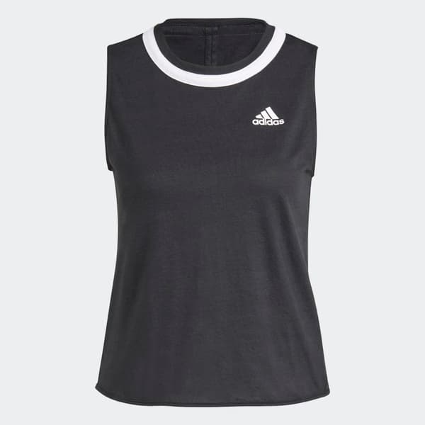 Adidas Club Knotted Tank Black Svart XS