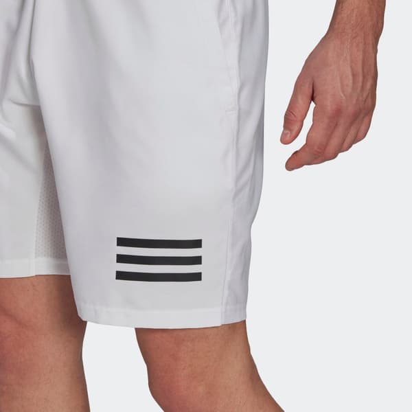 Adidas Club 3-Stripe Shorts White