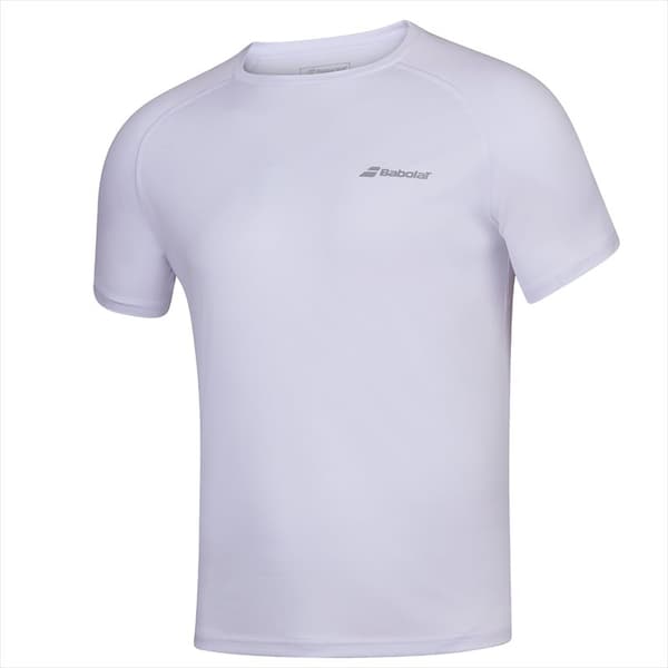 Babolat T-Shirt Play Crew Neck White Hvit S