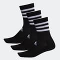 Miniatyrbilde 1 av 2: Adidas Crew Black 3-pack