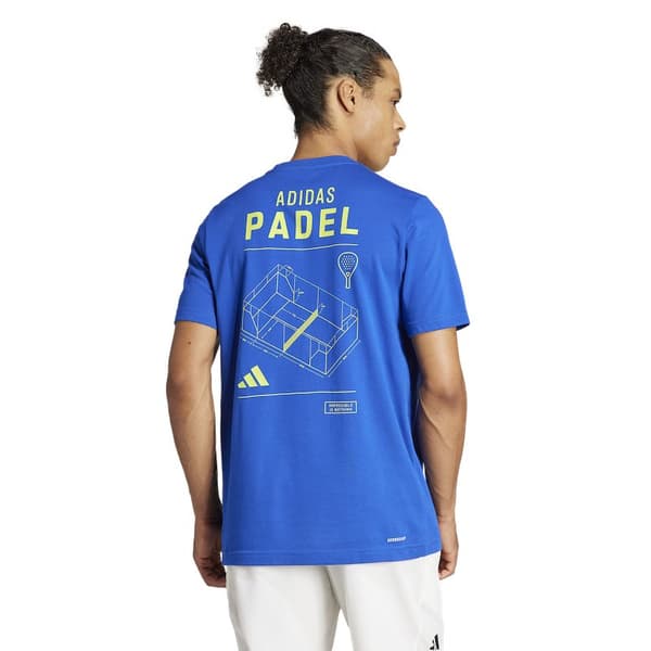 Adidas Padel Graphic Tee Navy 2024