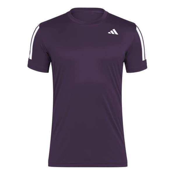 Adidas Club 3-Stripe Climacool Tee Burgundy 2025 M