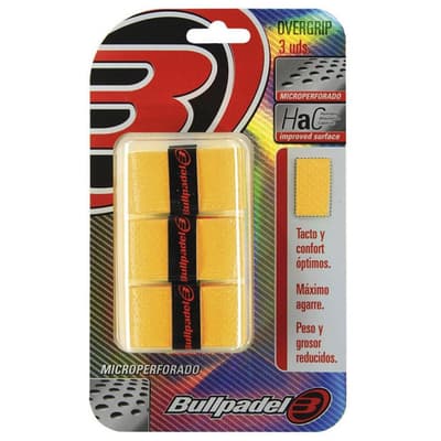 Bullpadel, 3x Overgrip - Gul
