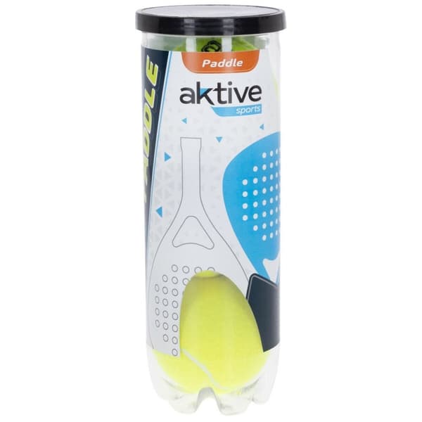 Padel-bolde Aktive 3 Dele Gul 6 enheder