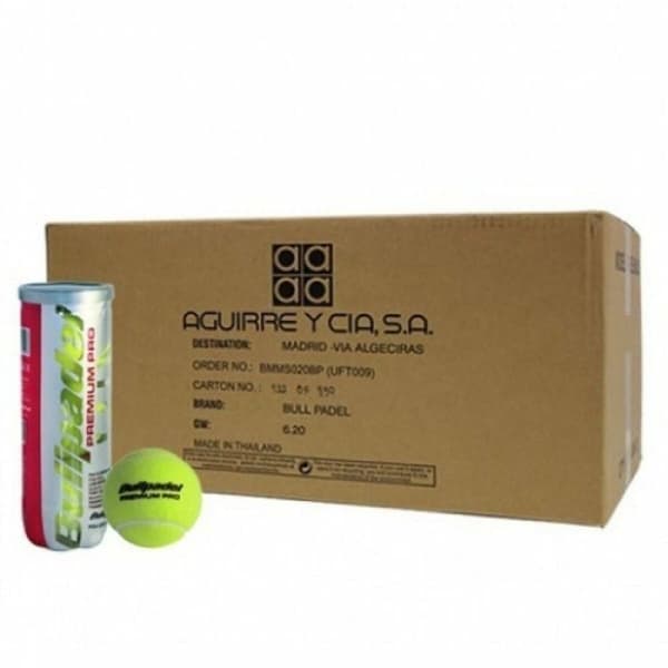 Padelbollar Bullpadel Premium Pro 72 Antal