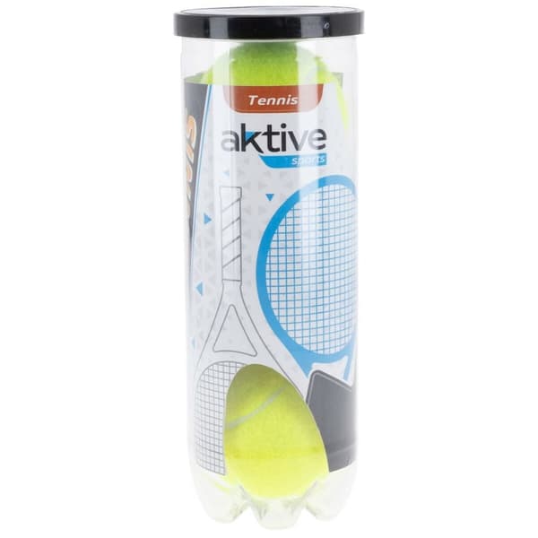 Tennispallot Aktive 3 Kappaletta Keltainen 12 osaa