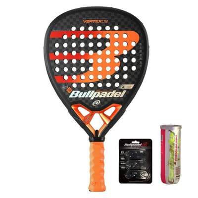 Bullpadel Vertex 02 2020 + Protector Custom Weight & Balls