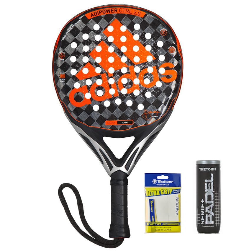 Adidas Adipower CTRL 2.0 2020 + 3-pack Overgrip & Bollar