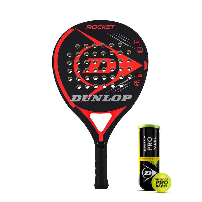 Dunlop Rocket Red 2021 + Padel Pro 3B