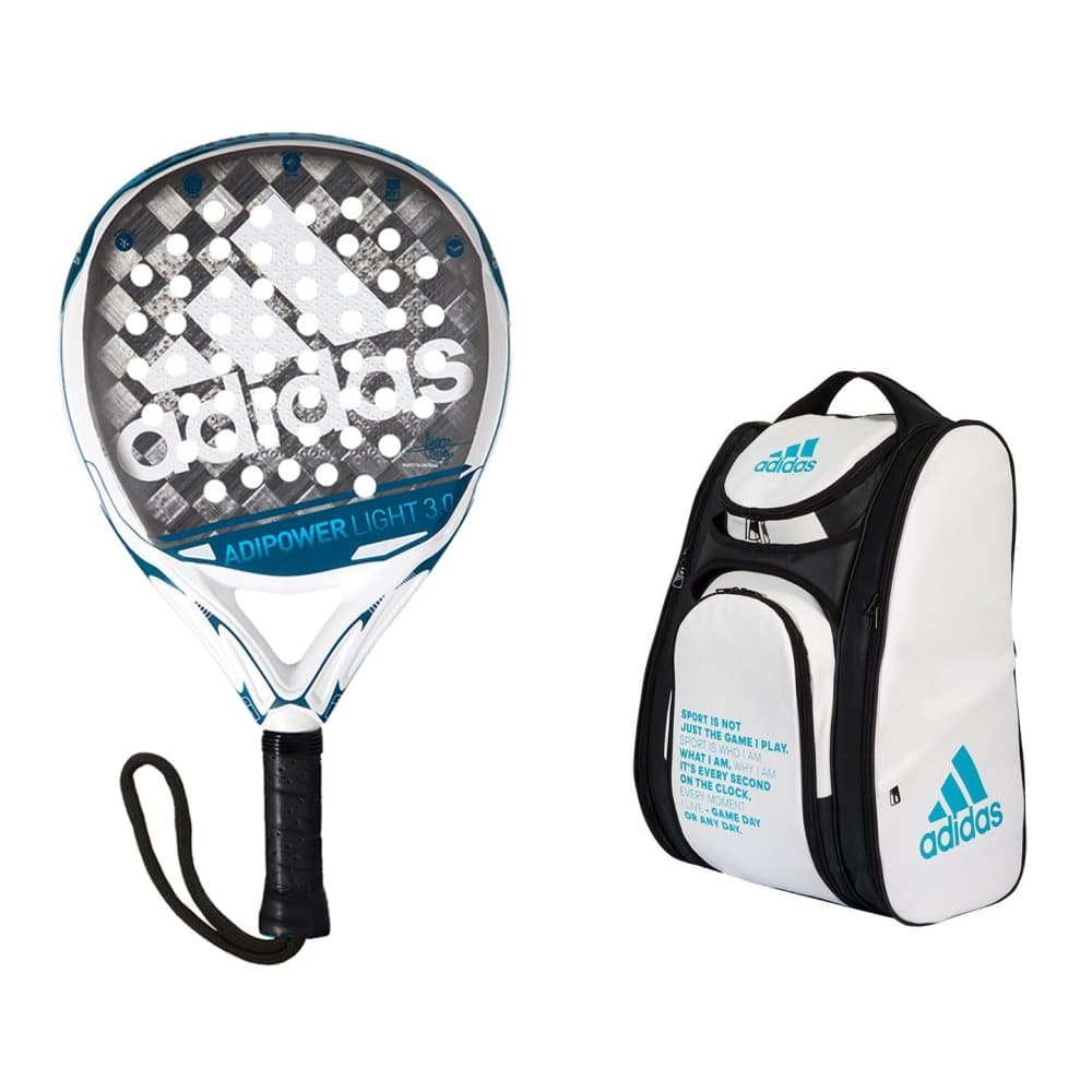 Adidas Adipower Light 3.0 2021 + Racket Bag Multigame White | CDON