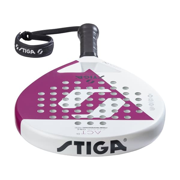 Padel Racket Act White Purple
