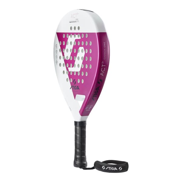 Padel Racket Act White Purple