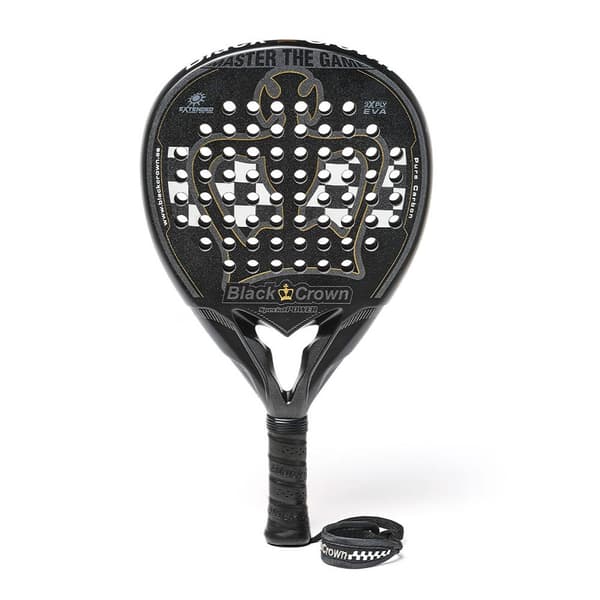 Black Crown Padel Racket Special Power Svart