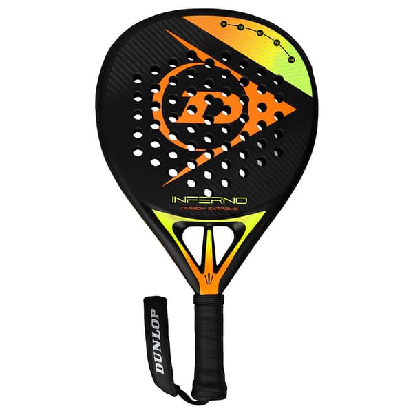 Dunlop Padel Racket Inferno Carbon Extreme Gul 365 gr