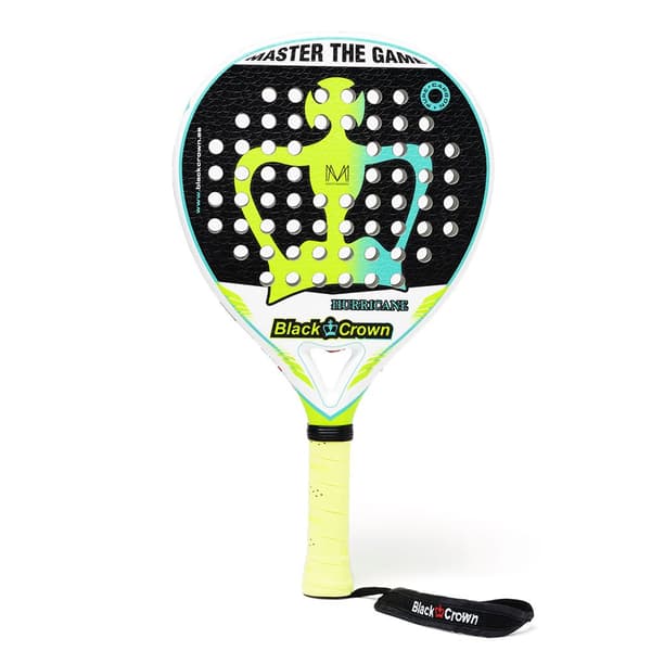 Black Crown Padel Racket Hurricane Flerfärgad