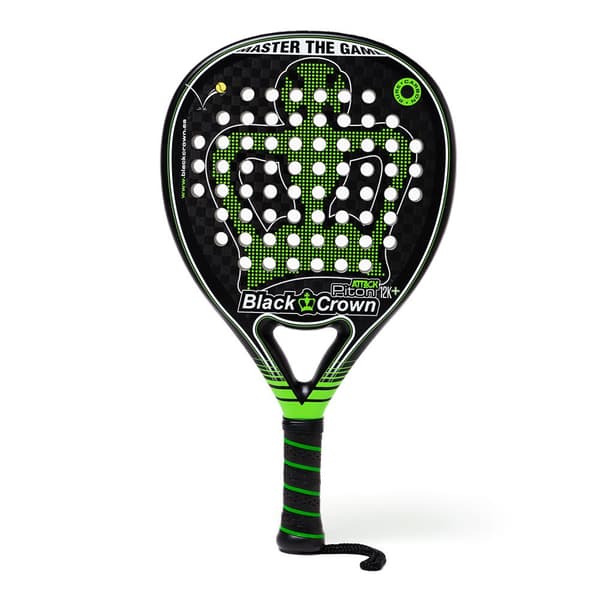 Black Crown Paddelracket Piton Attack 12k Plus Svart