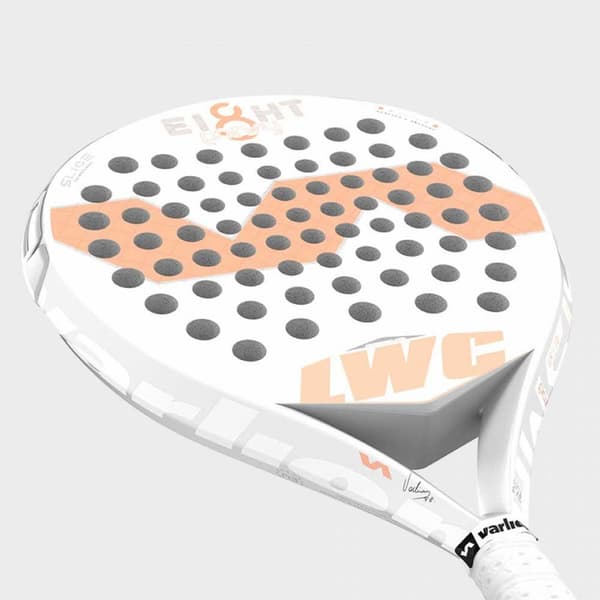 Varlion Padel Ketcher Lw Carbon 8 Prisma Pansy Hvid