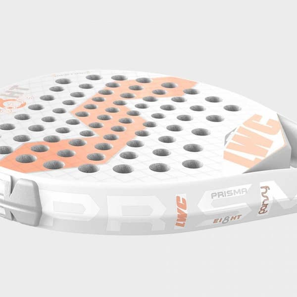 Varlion Padel Ketcher Lw Carbon 8 Prisma Pansy Hvid