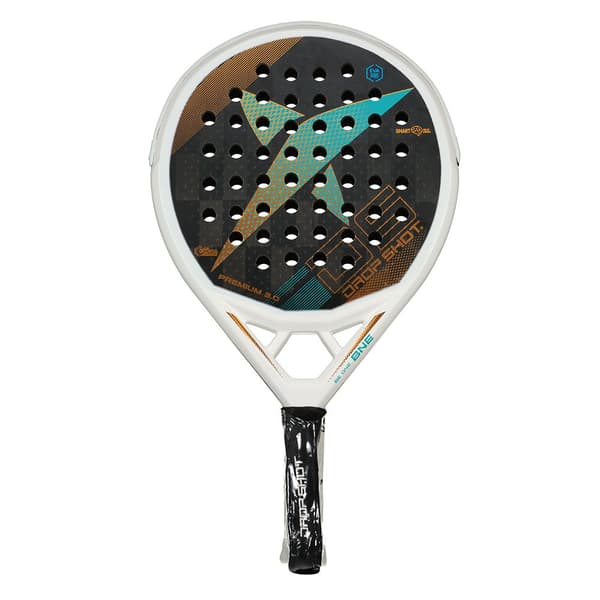 Drop Shot Padel Racket Premium 3.0 Silver 360-380 gr