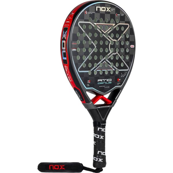 Nox Padel Racket At10 Genius 18k By Agustin Tapia Silver 360-375 gr