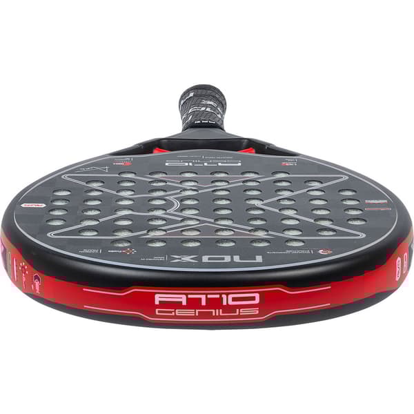 Nox Padel Racket At10 Genius 18k By Agustin Tapia Silver 360-375 gr