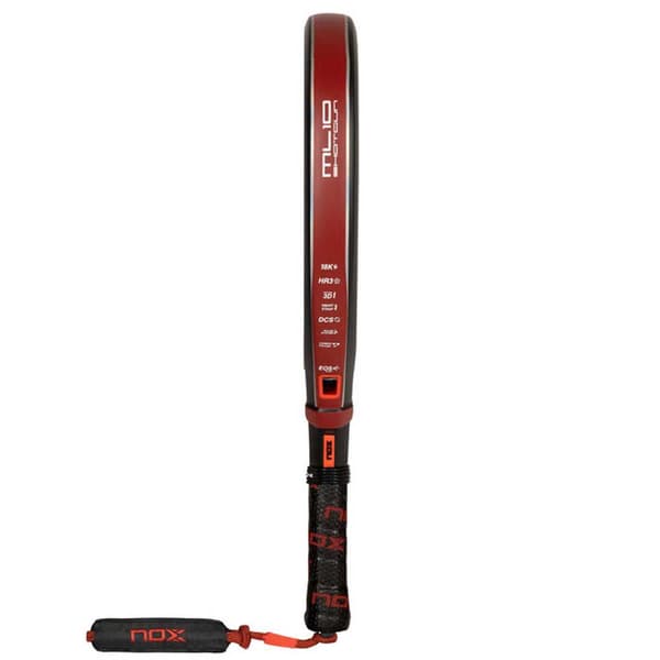 Nox Padel Racket Ml10 Shotgun 18k Luxury Series 24 Silver 360-375 gr