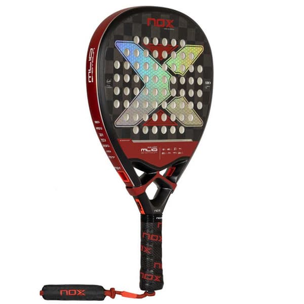 Nox Padel Racket Ml10 Shotgun 18k Luxury Series 24 Silver 360-375 gr