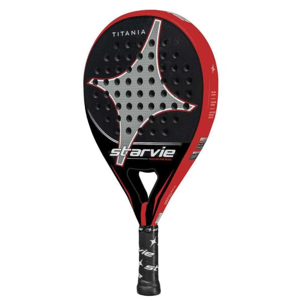 Star Vie Padel Ketcher Titania Ultra Speed Soft Rød 350-385 gr