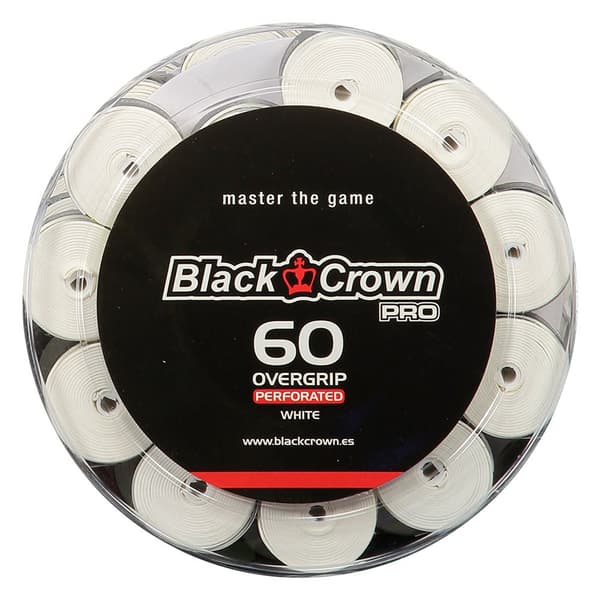 Black Crown Overgrip 60 Enheder Hvid
