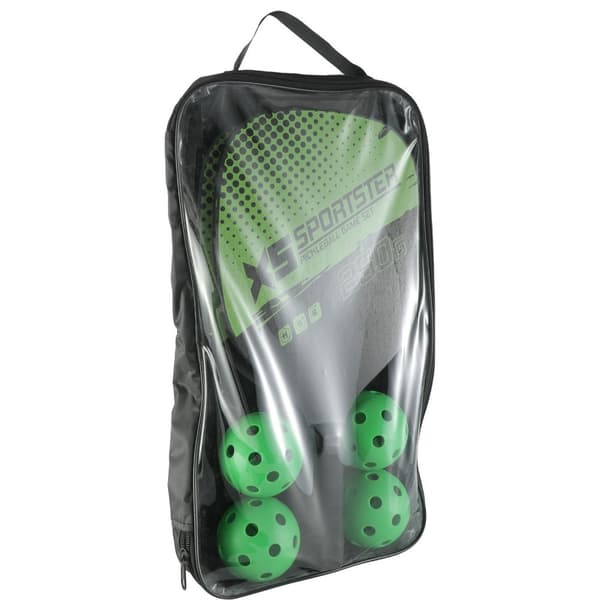 Pickle Ball -mailasarja, 2 mailaa, 4 suolakurkkupalloa