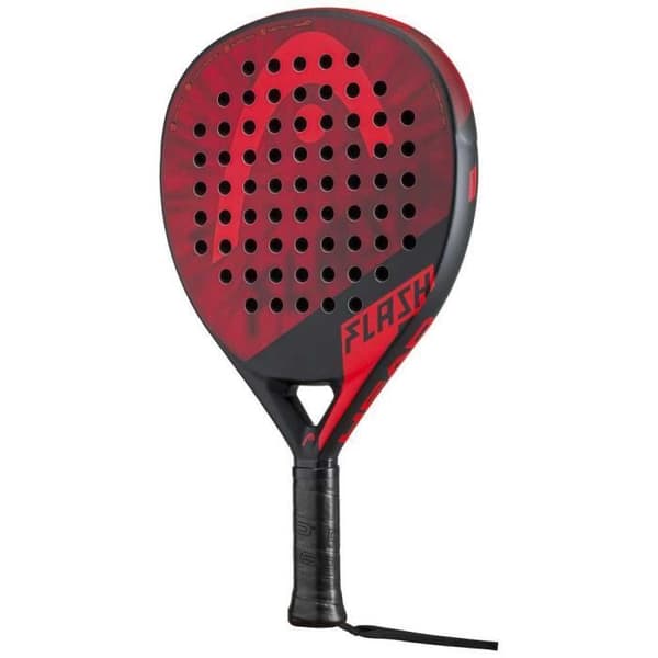 Flash 2023 Padel Racket - FLASH - Röd-Svart - Glasfiber - Vuxen - Blandat - Padel