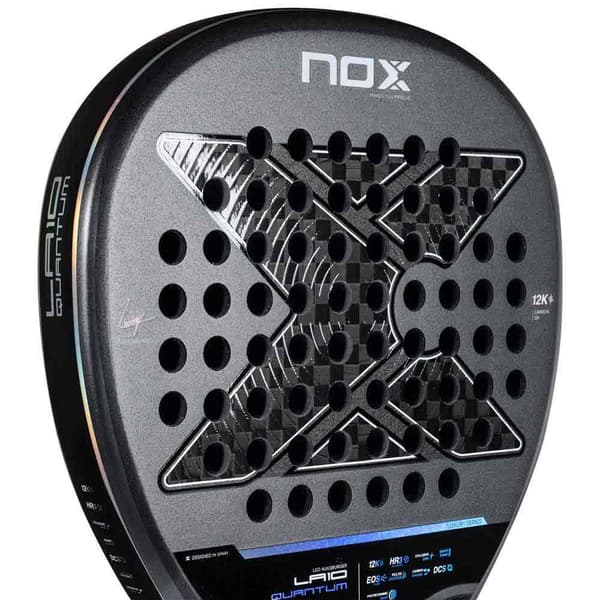 Nox La10 Quantum 12k By Leo Augsburguer Padelracket  360-375 gr