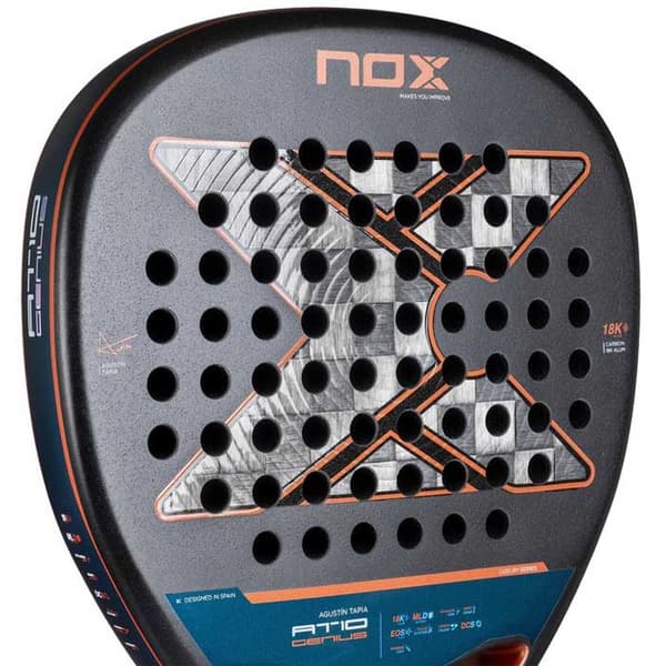 Nox At10 Genius Attack 18k AlumBy Agustin Tapia Padelracket  360-375 gr