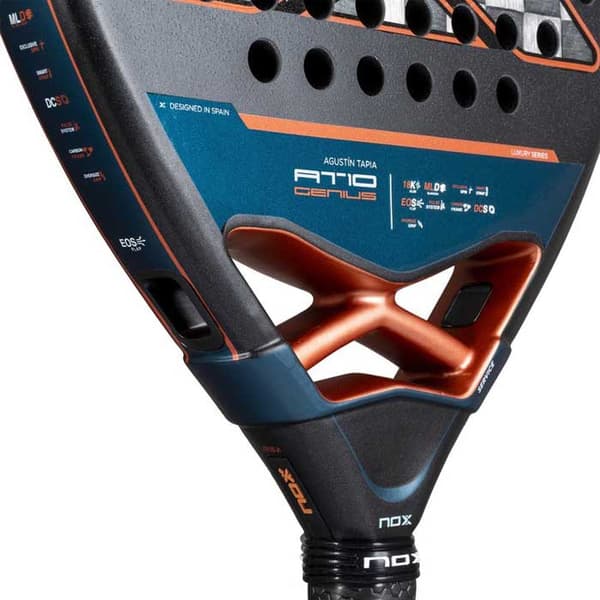 Nox At10 Genius Attack 18k AlumBy Agustin Tapia Padelracket  360-375 gr