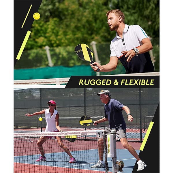 INF Pickleball-paddelset - Glasfiberpaddlar, bollar och väska 1