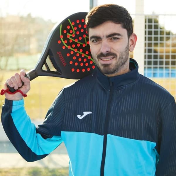Joma Tournament padelracket - negro/rojo - TU
