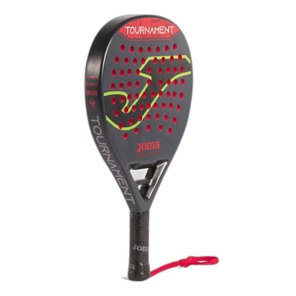 Joma Tournament padelracket - negro/rojo - TU