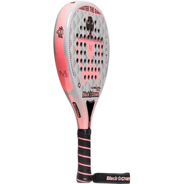Black Crown Hurricane pro 2 padelracket - grå/rosa - TU