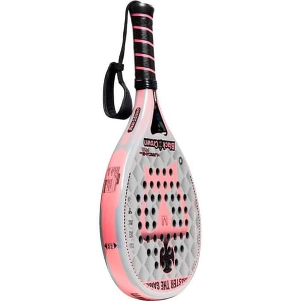 Black Crown Hurricane pro 2 padelracket - grå/rosa - TU