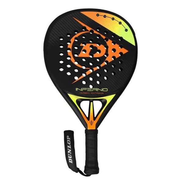 Dunlop Inferno Carbon Extreme Nh padelracket - svart/gul/orange - TU