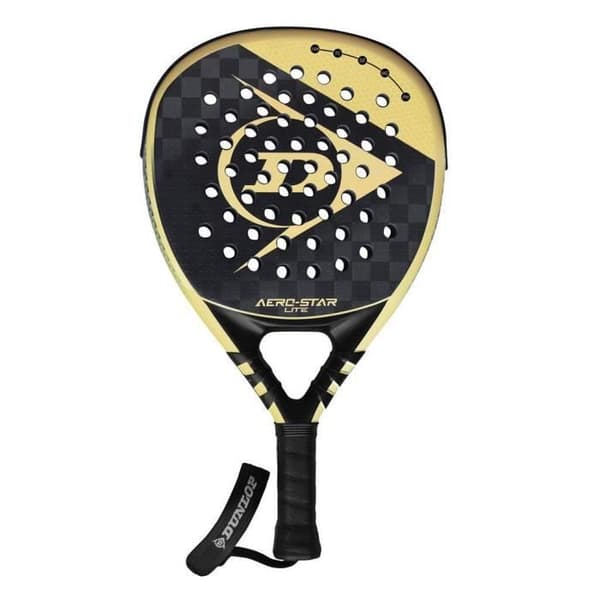Dunlop 23 Aerostar Lite padelracket - svart/guld - TU
