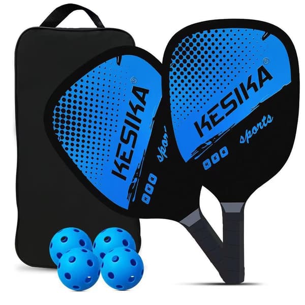 Pickleball set – 2 racketar & 4 bollar, perfekt för sommaren