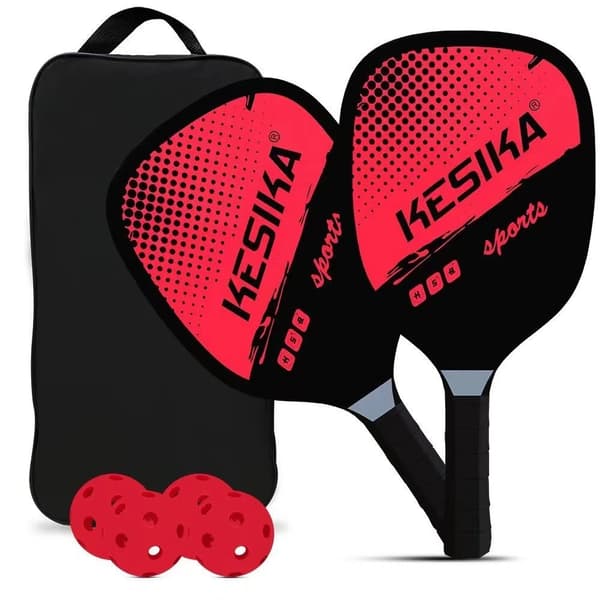Pickleball set – 2 racketar & 4 bollar, perfekt för sommaren