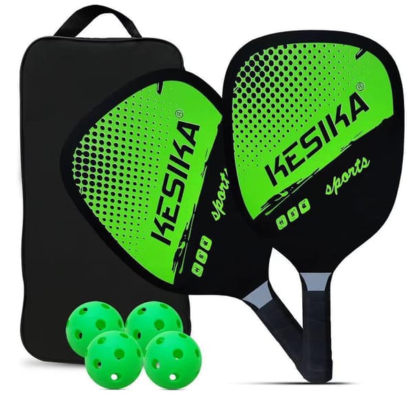 Pickleball set – 2 racketar & 4 bollar, perfekt för sommaren