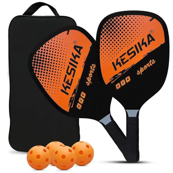 Pickleball set – 2 racketar & 4 bollar, perfekt för sommaren