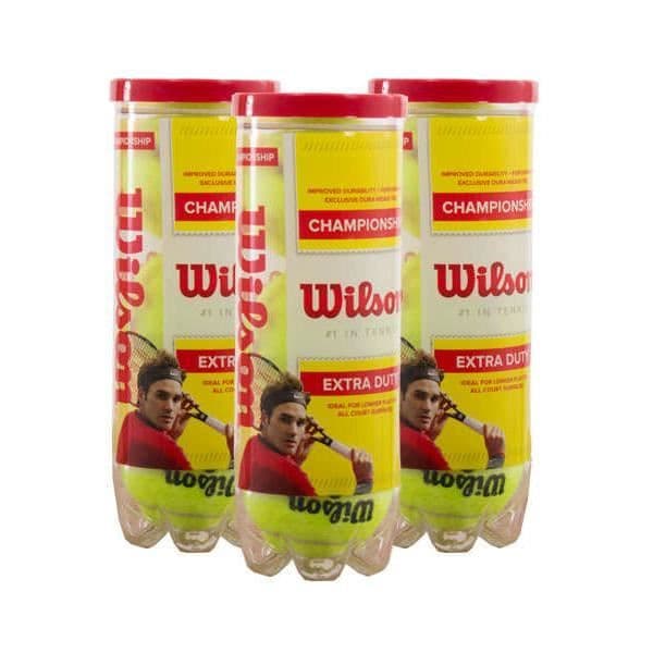 3 LÅDA MED 3 PELOTAS WILSON CHAMPIONSHIP