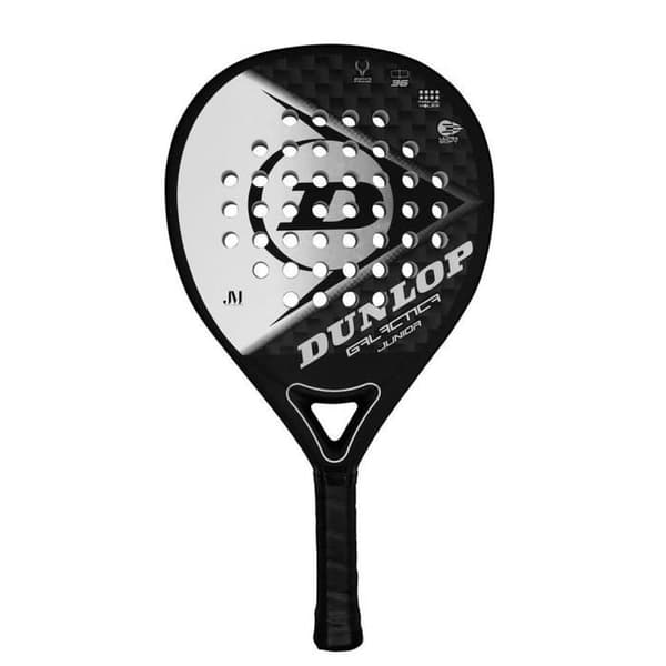 Dunlop Galactica Pro barn-padellracket - svart/vit/grå/silver - TU