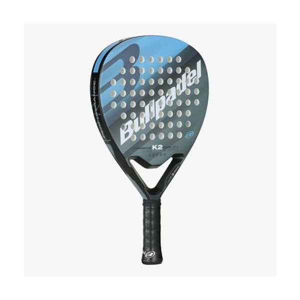 Padelracket - Bullpadel - K2 Power - Svart/Blå - Diamant - Medel/Avancerat