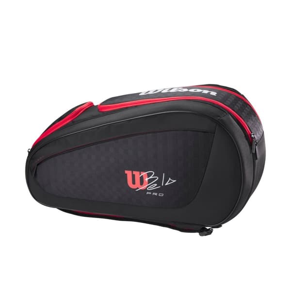 Wilson Bela V3 Padel Racket Bag Black/Red 2025 | CDON