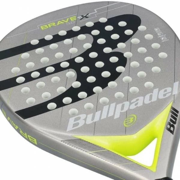 Padelmaila Bullpadel Brave 3.0 2021 Keltainen Harmaa Lasikuitu
